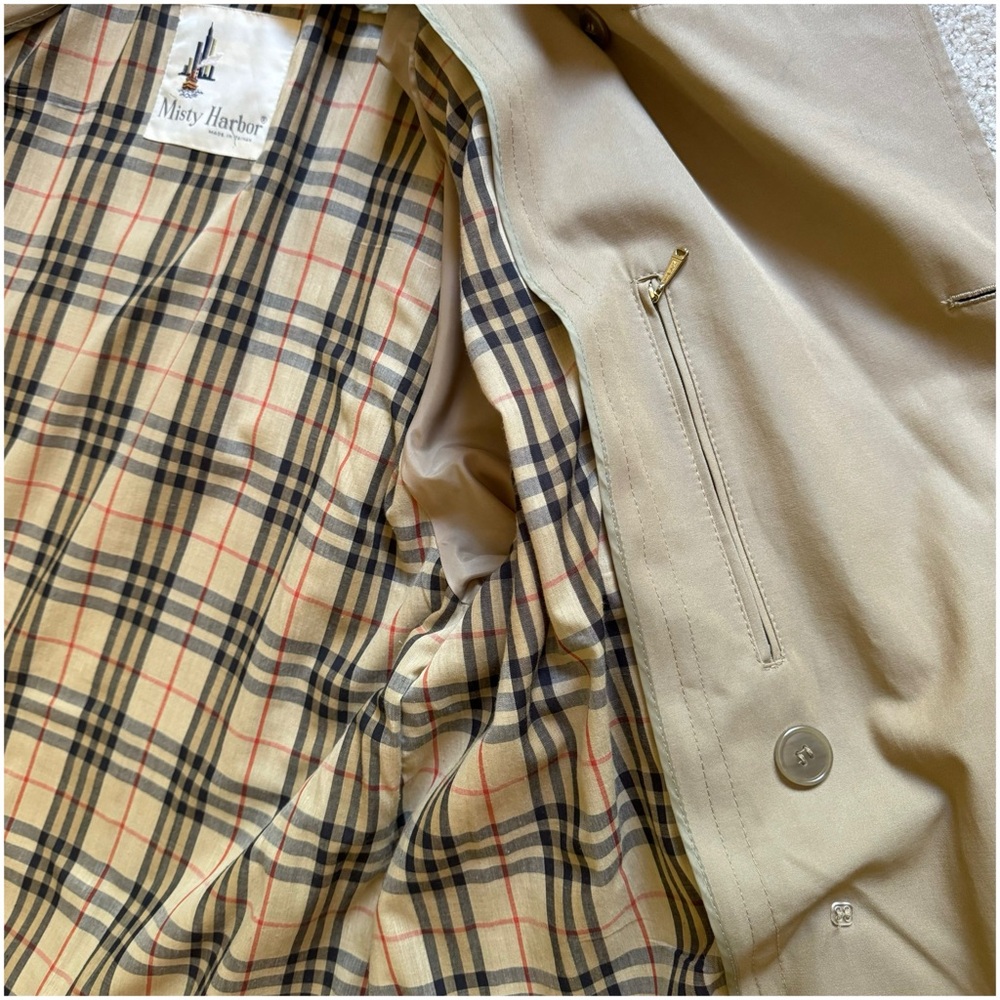 Vintage Trench Coat 42 Regular - Picture 8 of 16